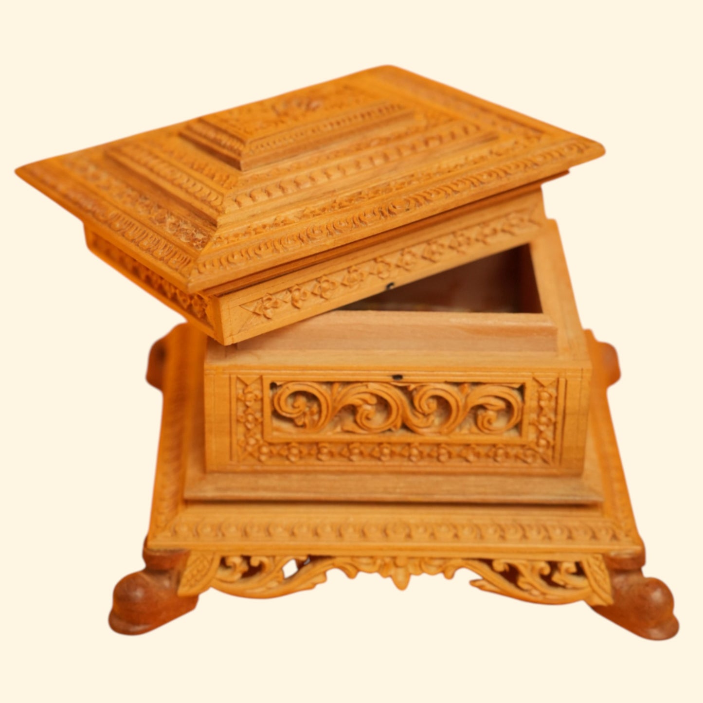 Sandal Wood-Jewellery box