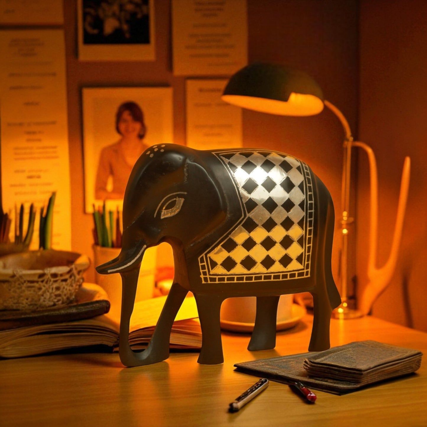 Elephant Checks Bidari art