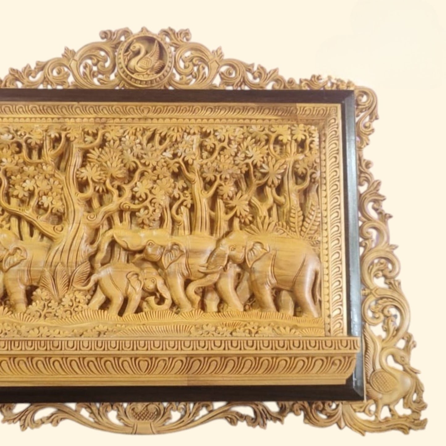 Jungle scene -sandal wood