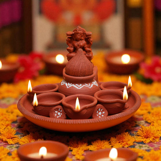 Pancha Kalasa Deepa (Set of 2pc)