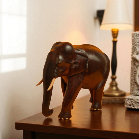 Red sandalwood- Elephant idol
