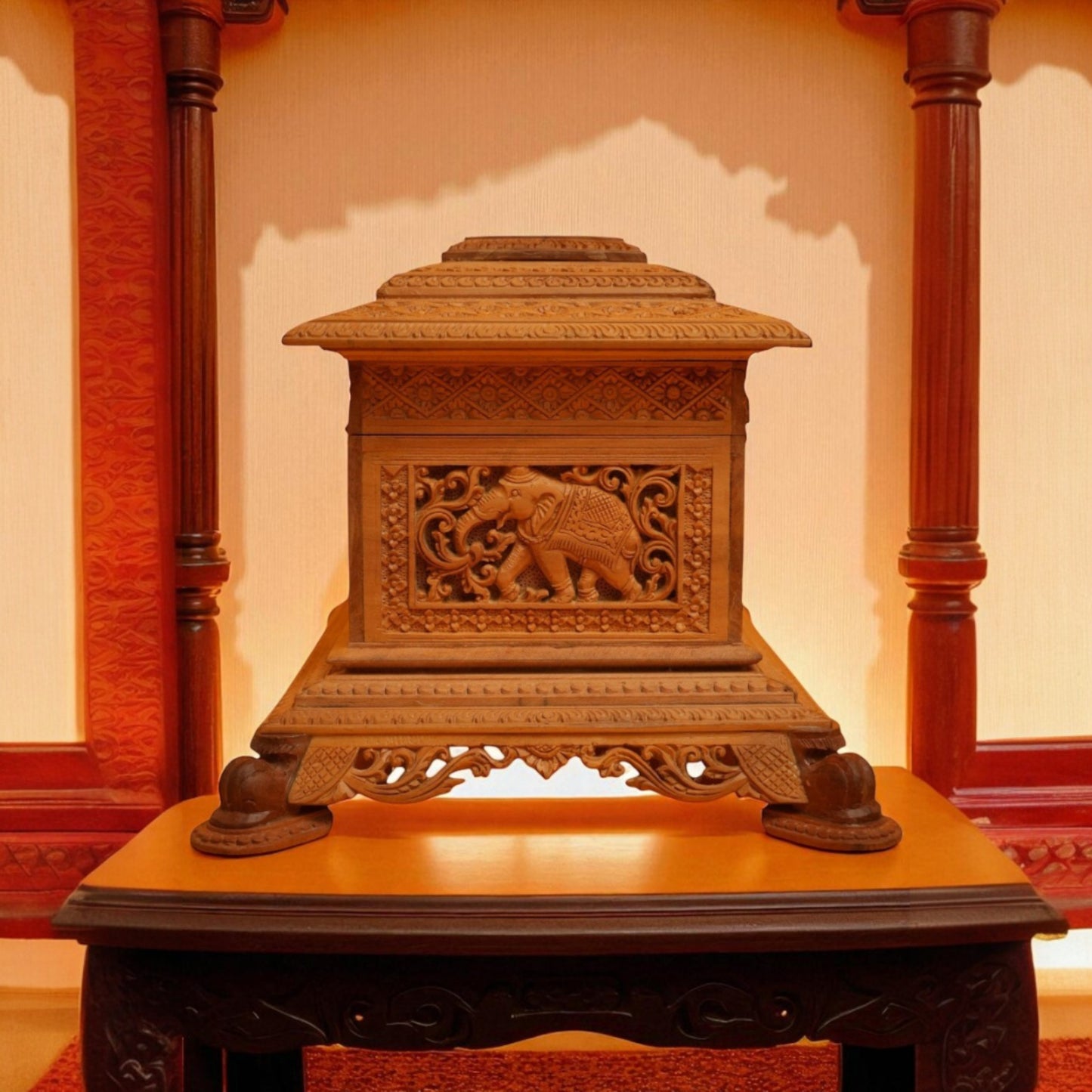 Shivani Wood - Elefant Jewellery box