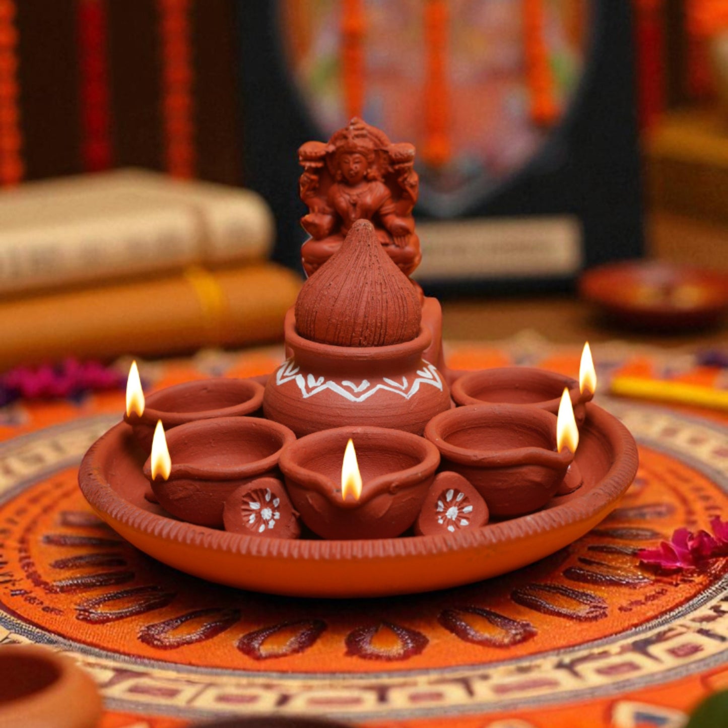 Pancha Kalasa Deepa (Set of 2pc)