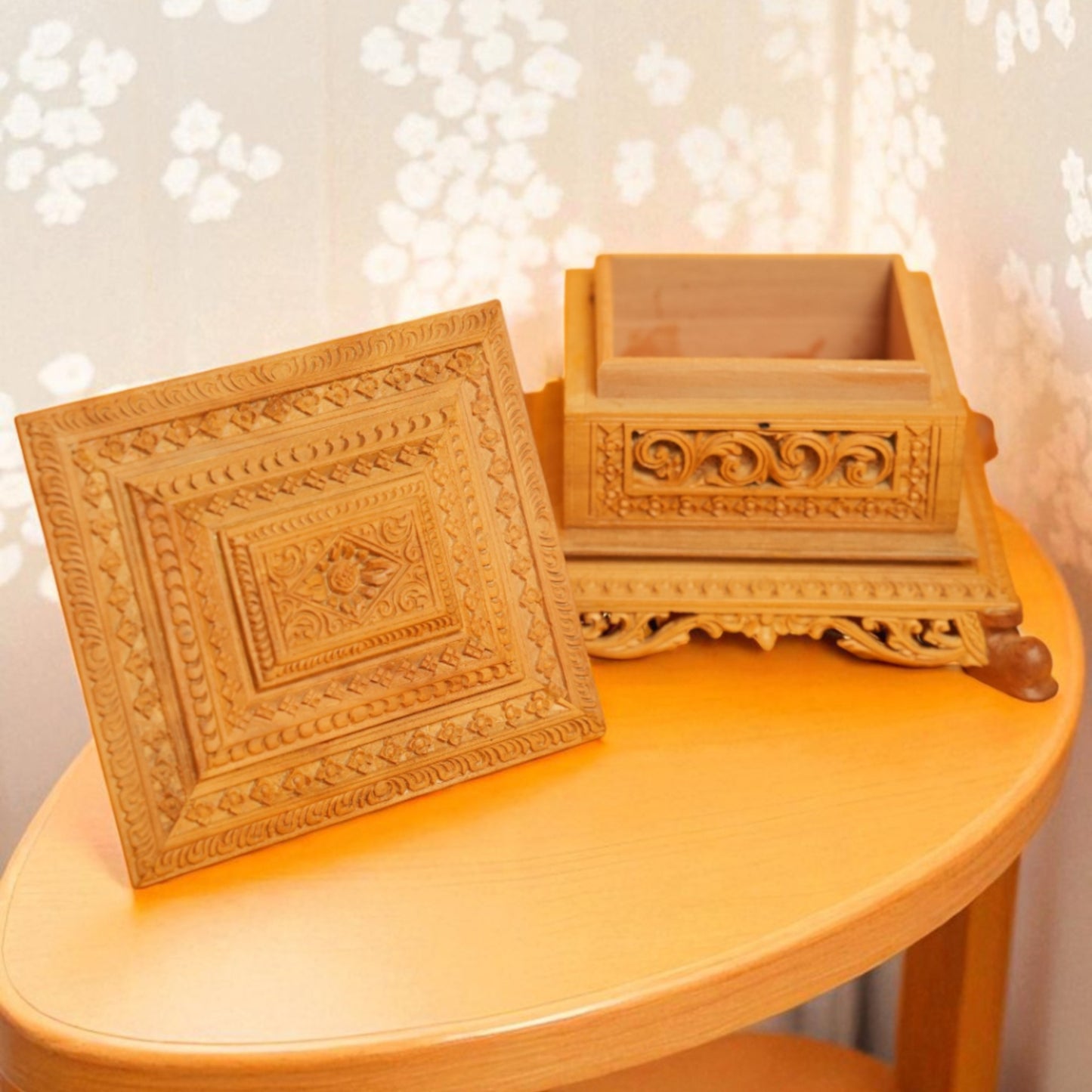 Sandal Wood-Jewellery box