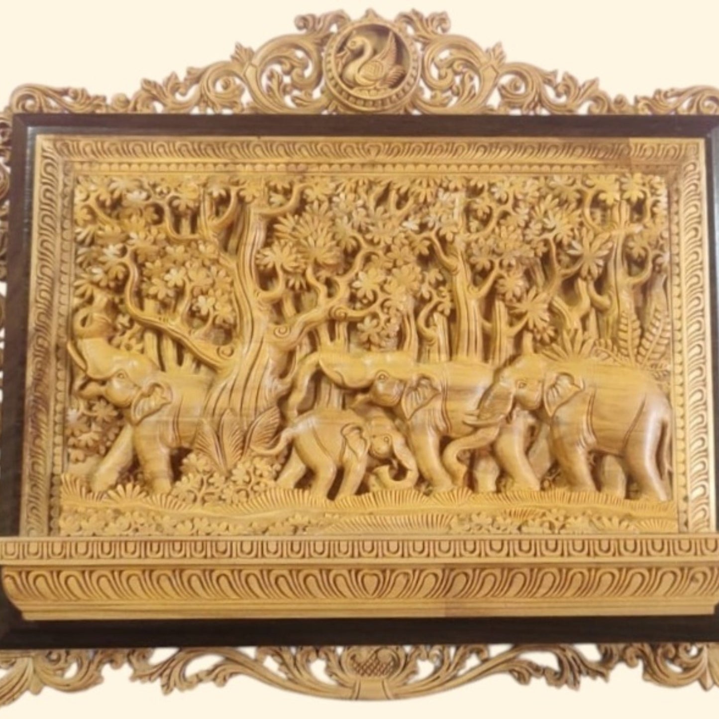 Jungle scene -sandal wood