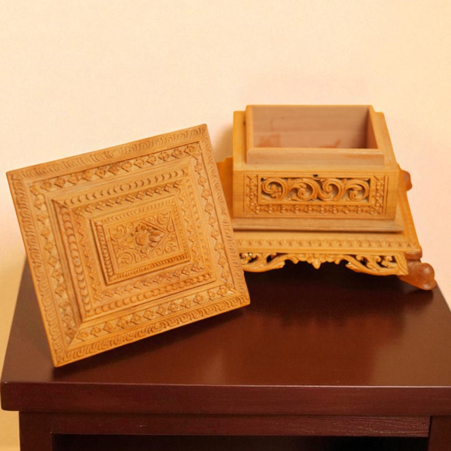 Sandal Wood-Jewellery box