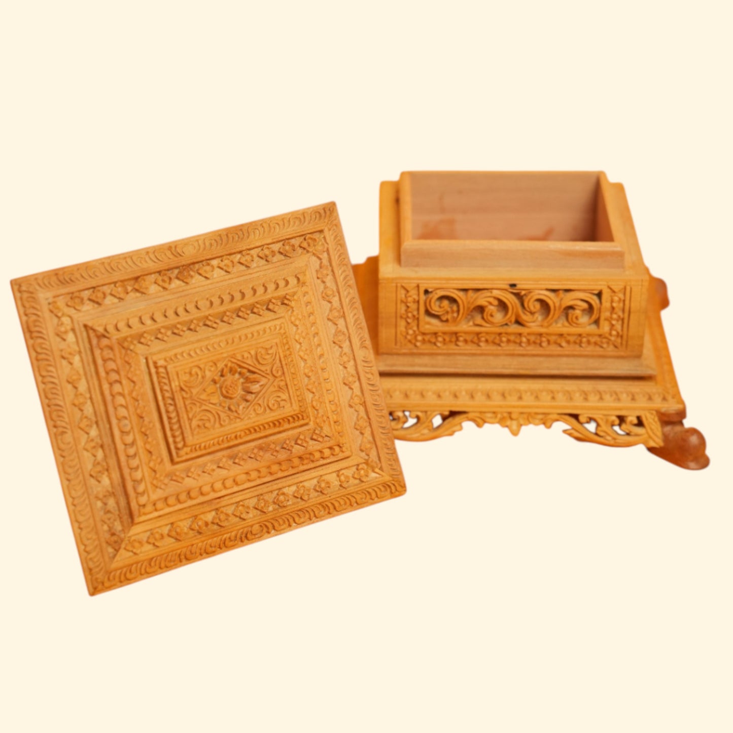 Sandal Wood-Jewellery box