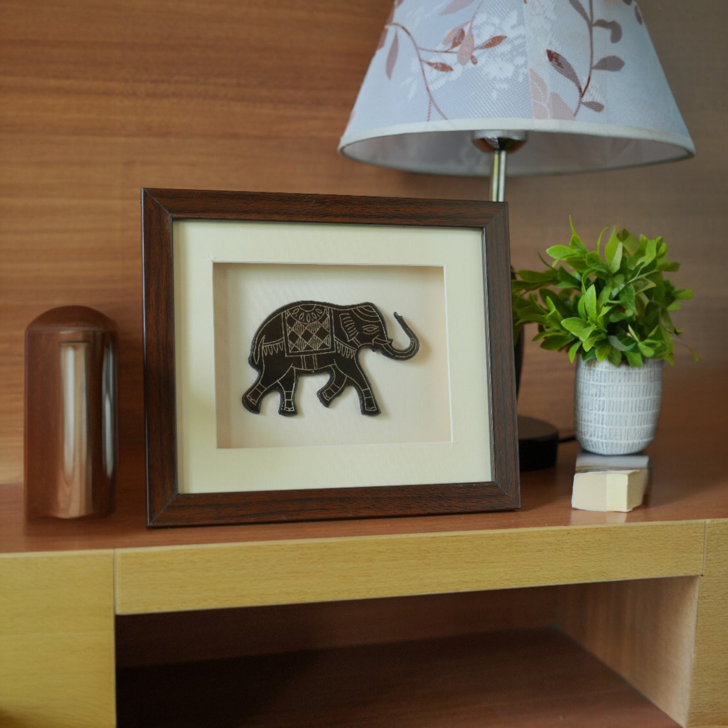 Single elephant wall hanging
