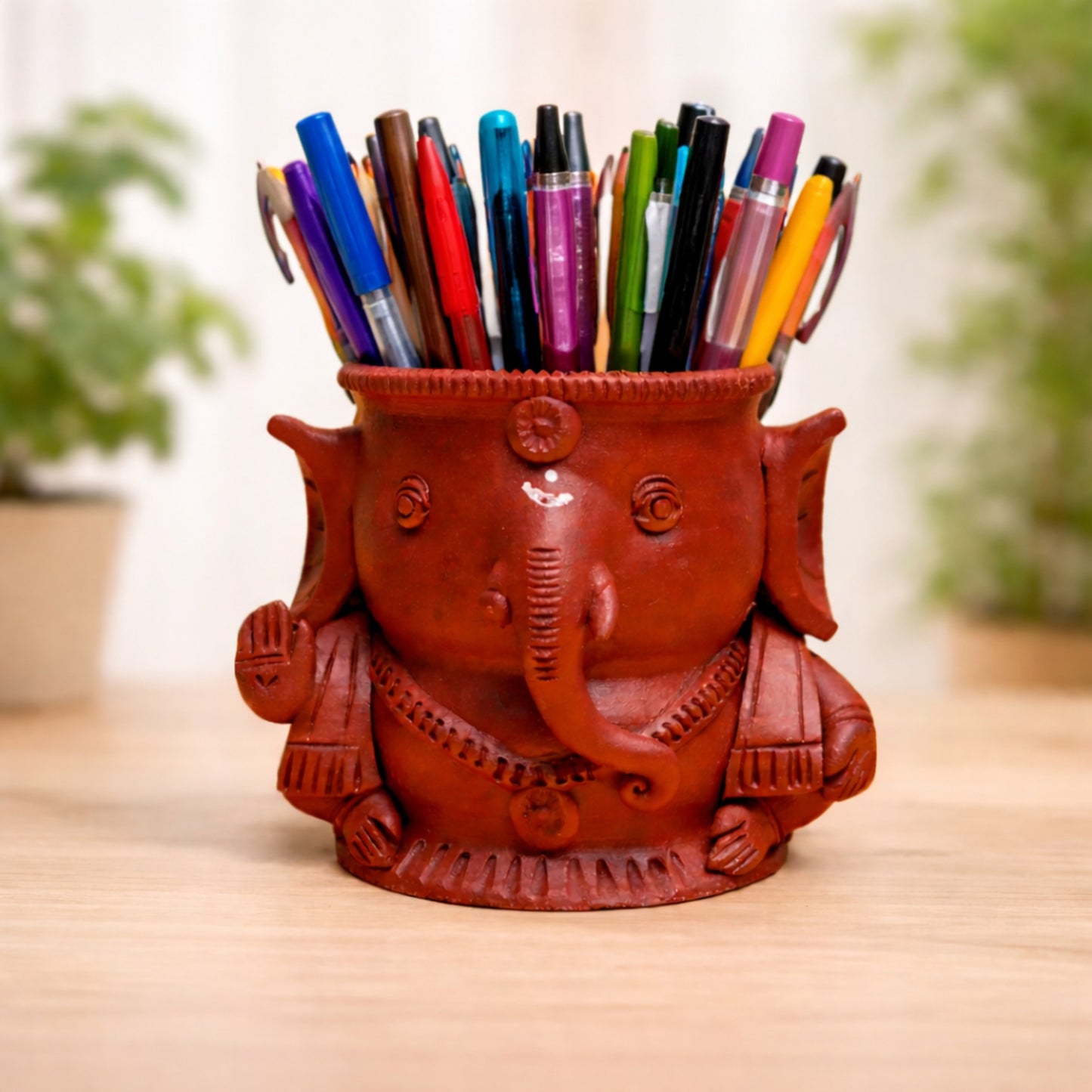 Ganesha Pen Stand (Set of 2pc)