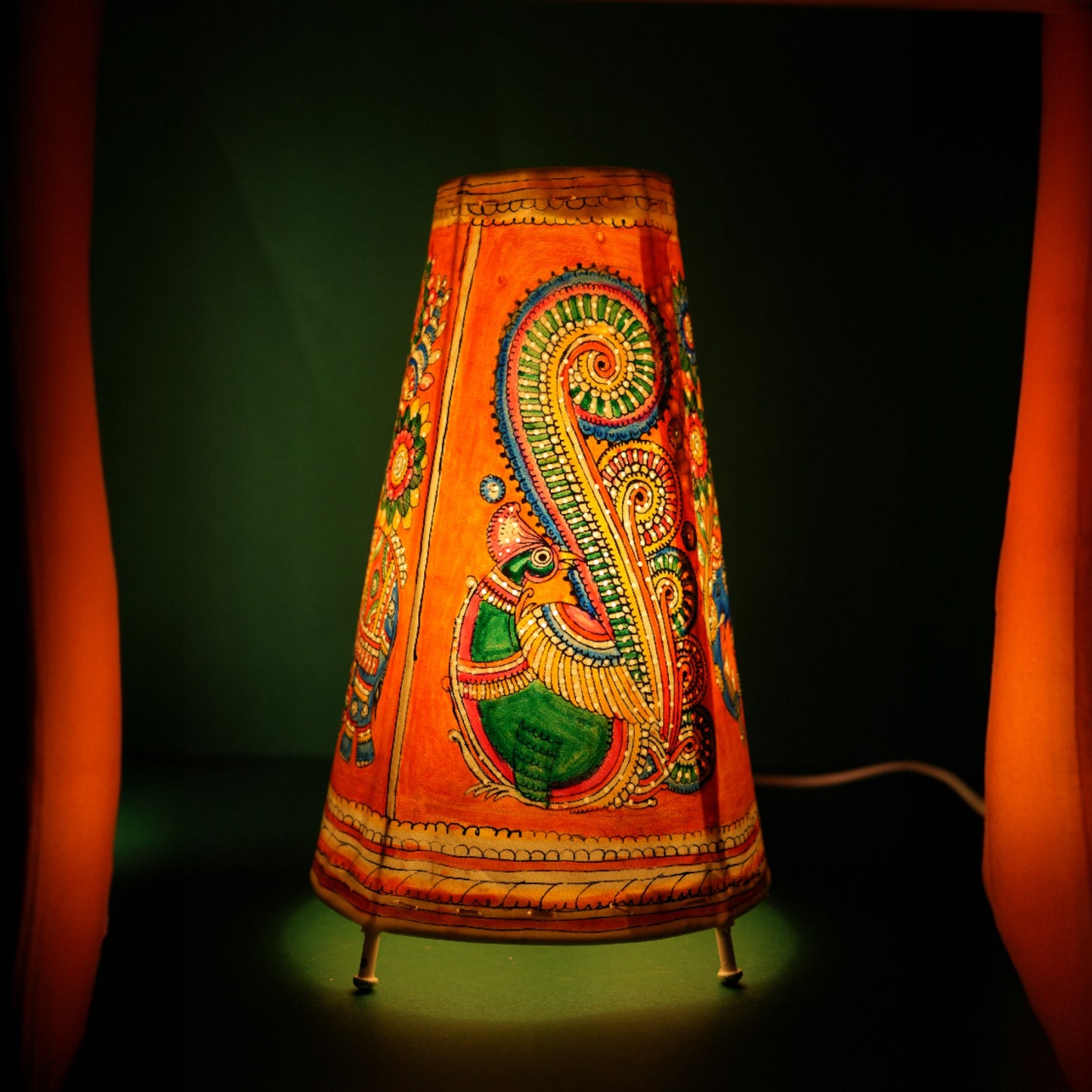 Mayura Leather Lamp