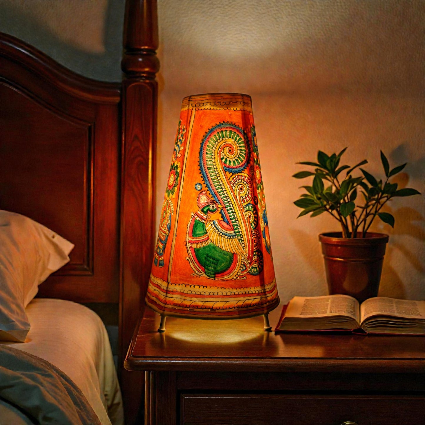 Mayura Leather Lamp