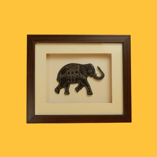 Single elephant wall hanging