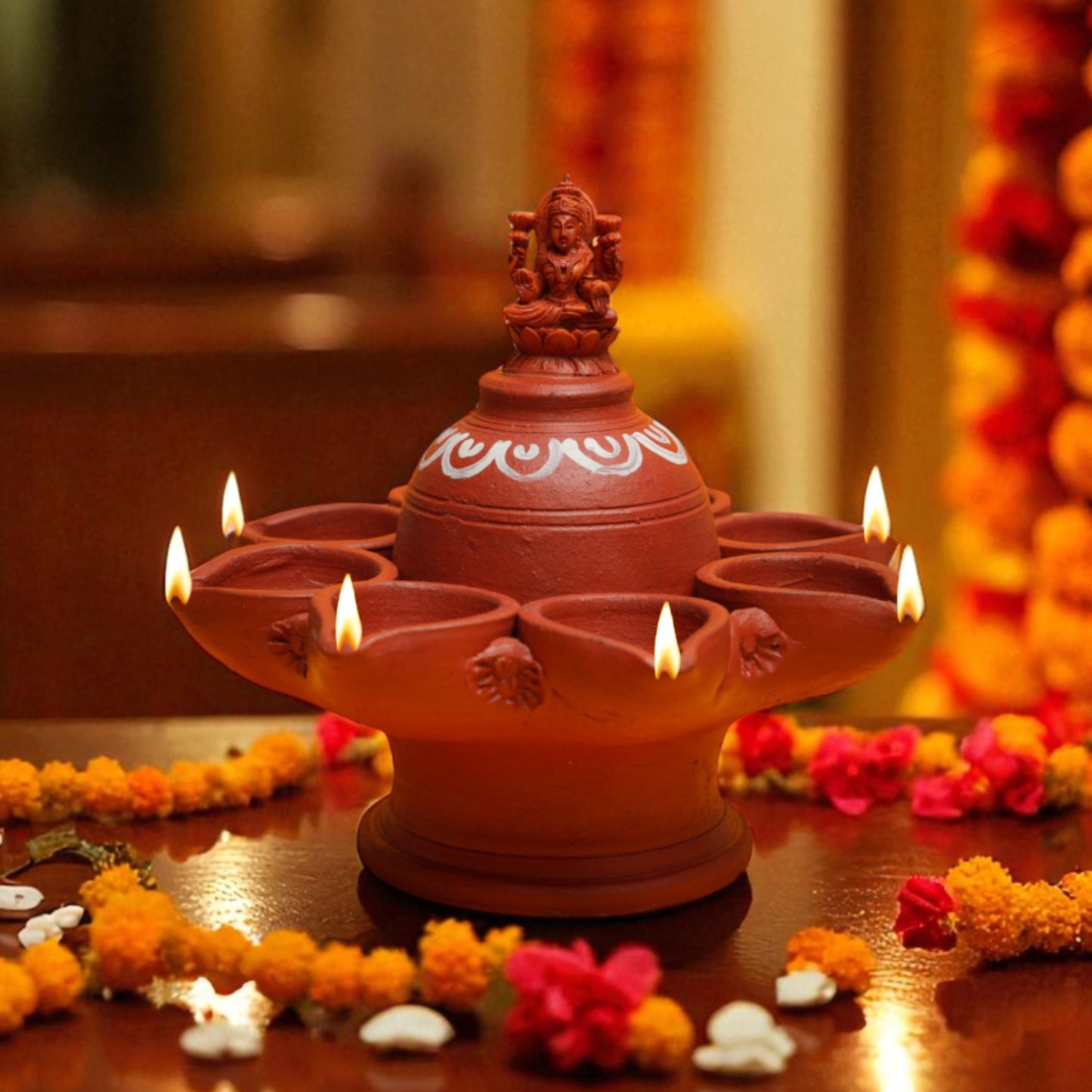 Astalaxmi Deepa  (Set of 2pc)