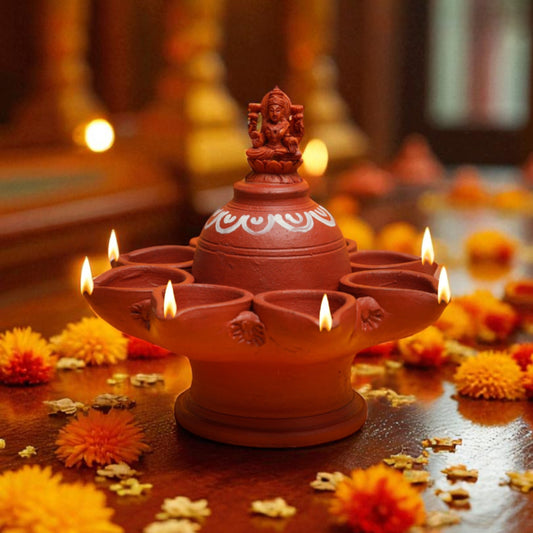 Astalaxmi Deepa  (Set of 2pc)