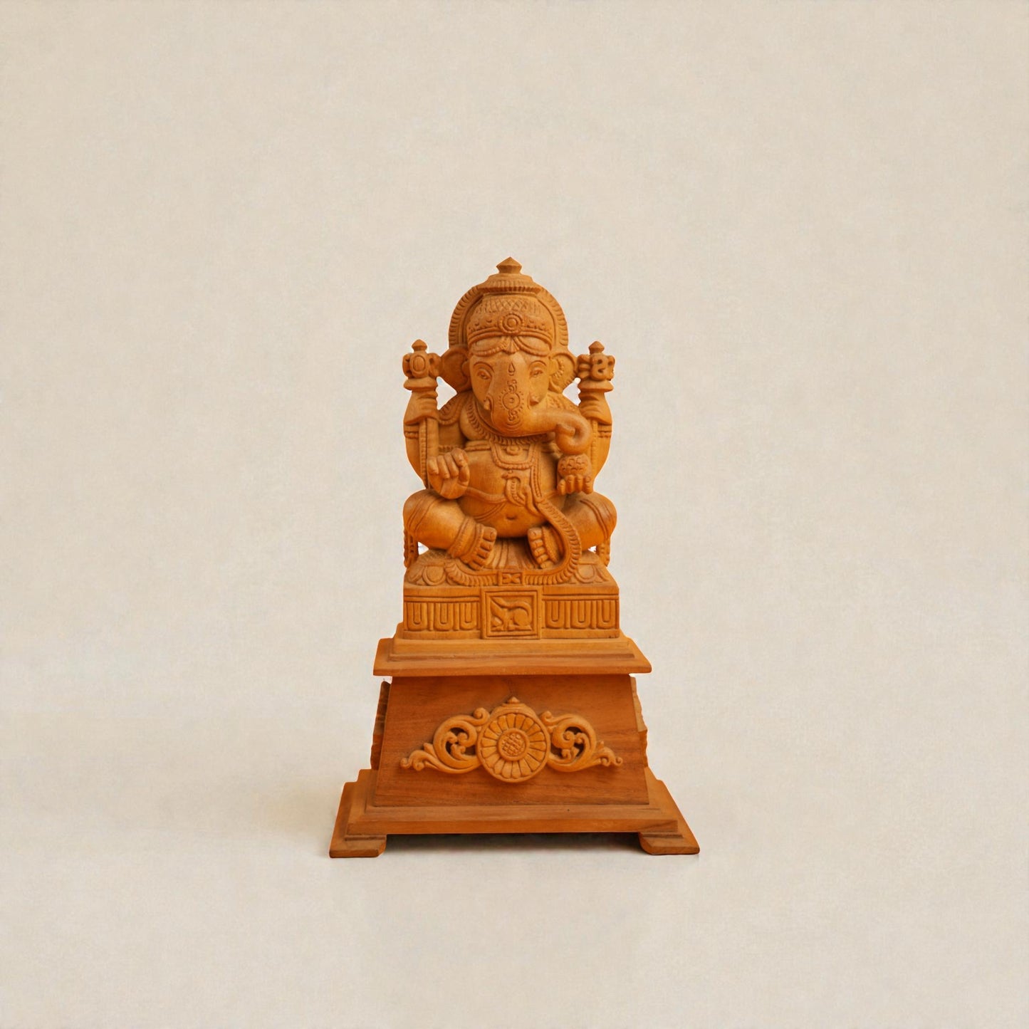 Sandal wood ganapathi idol