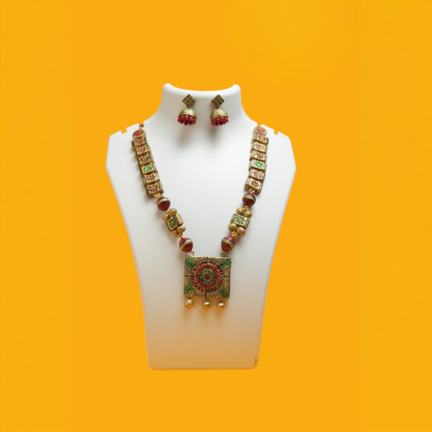 Green Terracotta Jewellery