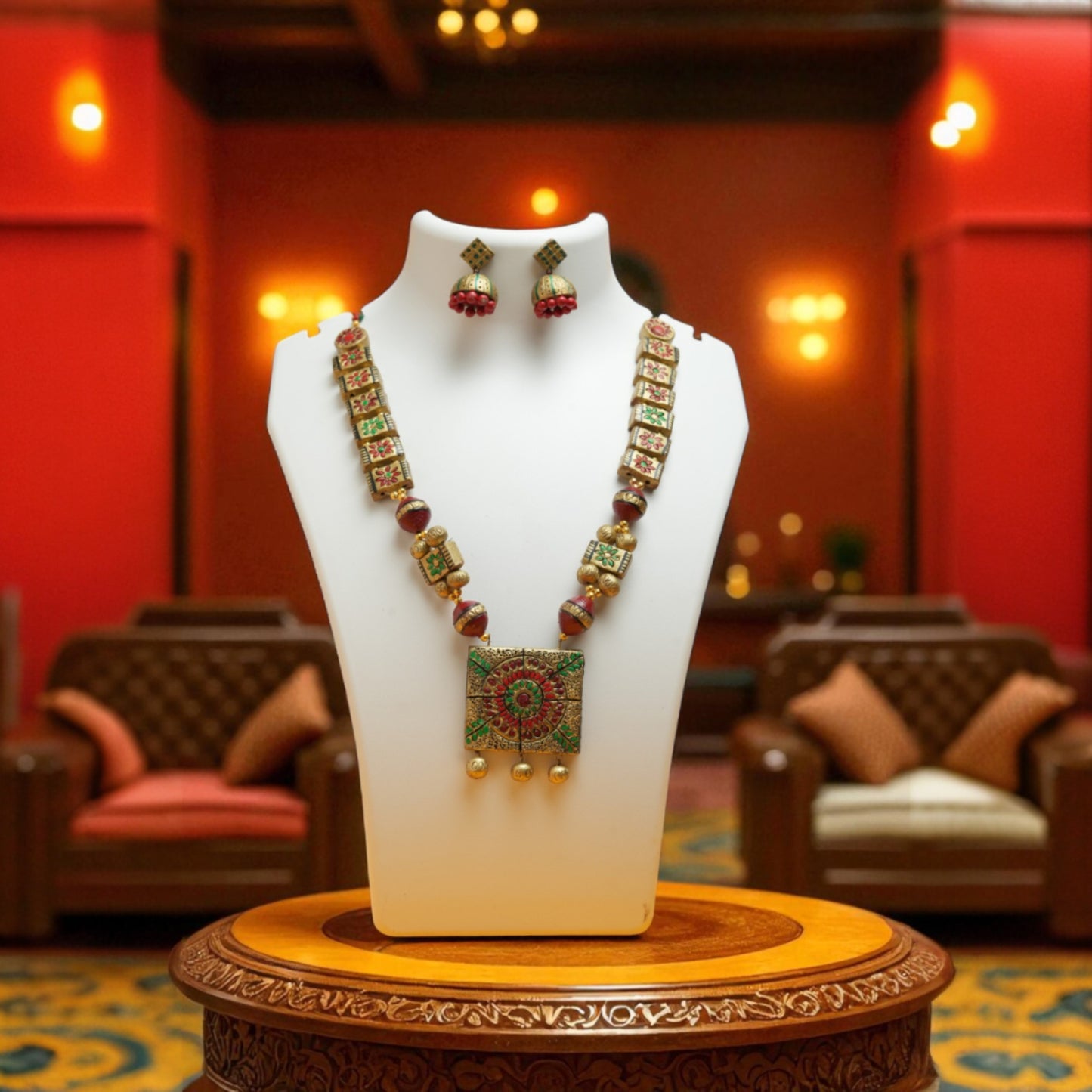 Green Terracotta Jewellery