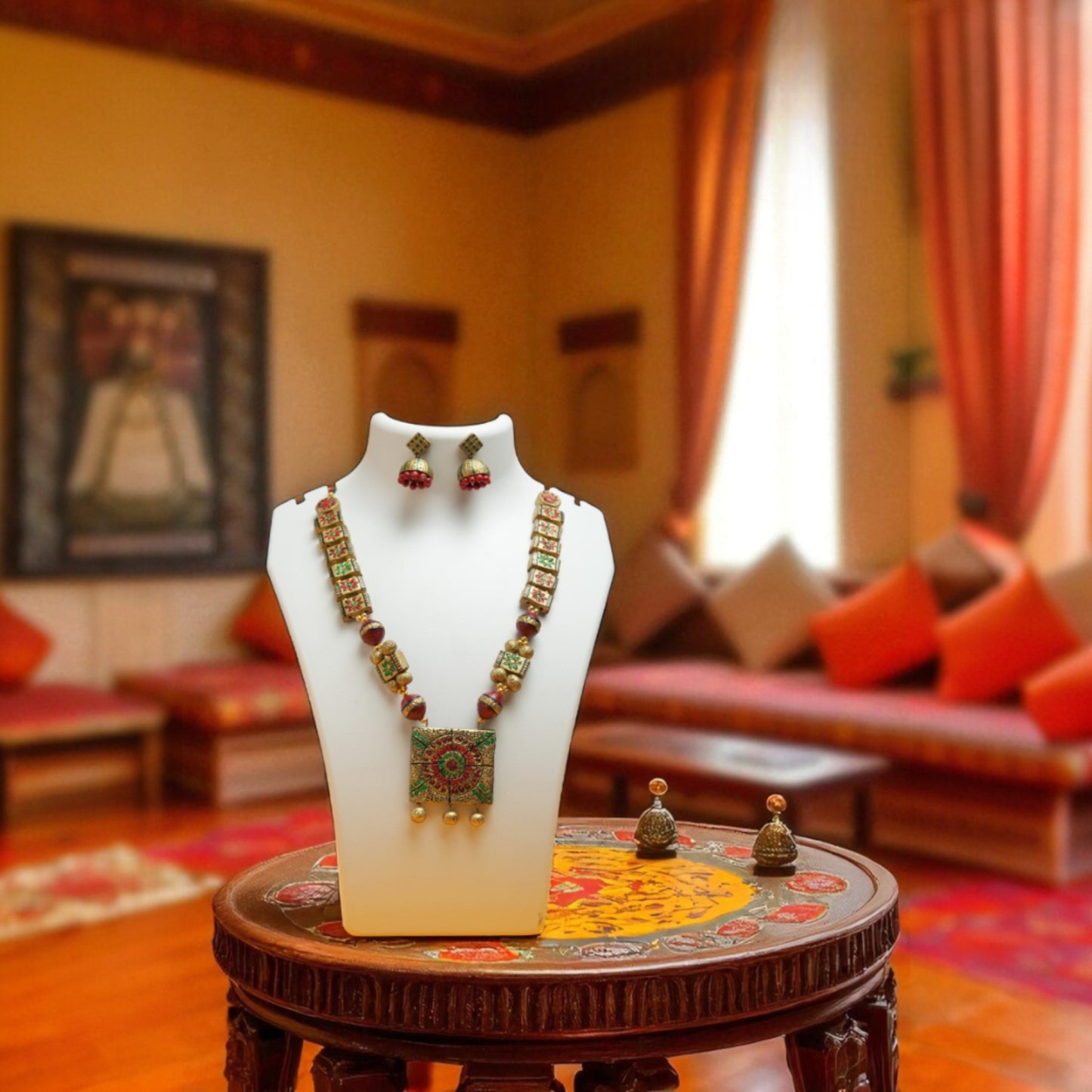 Green Terracotta Jewellery