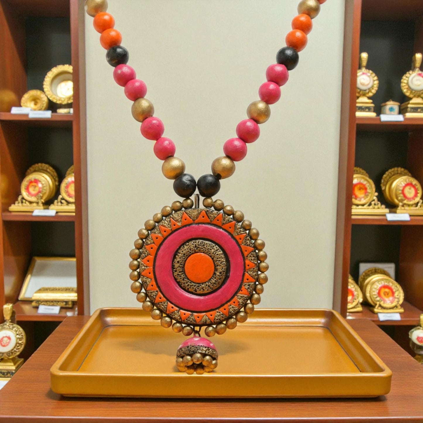 Pink Terracotta Necklace