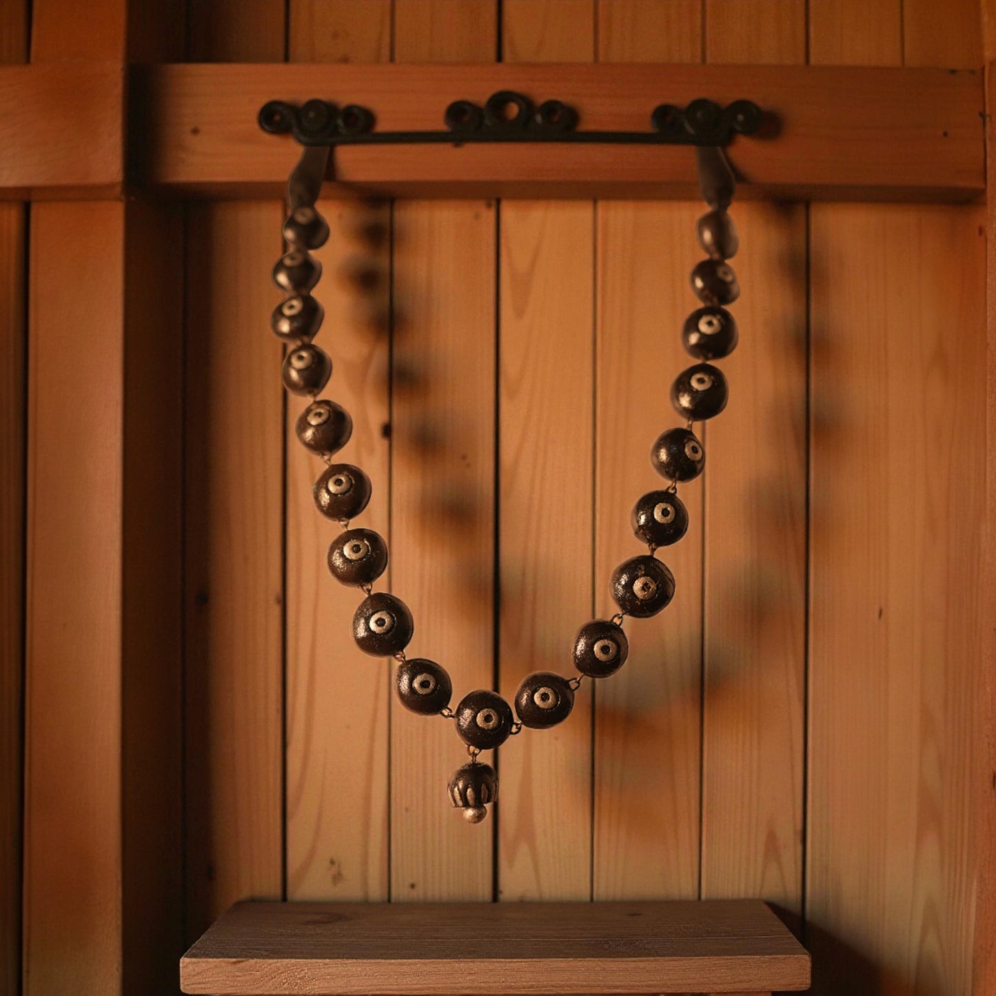 Black Terracotta Necklace