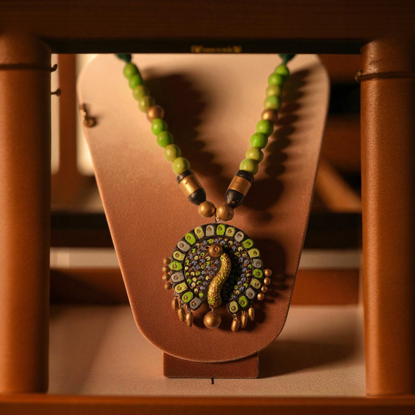 Peacock Terracotta jewellery