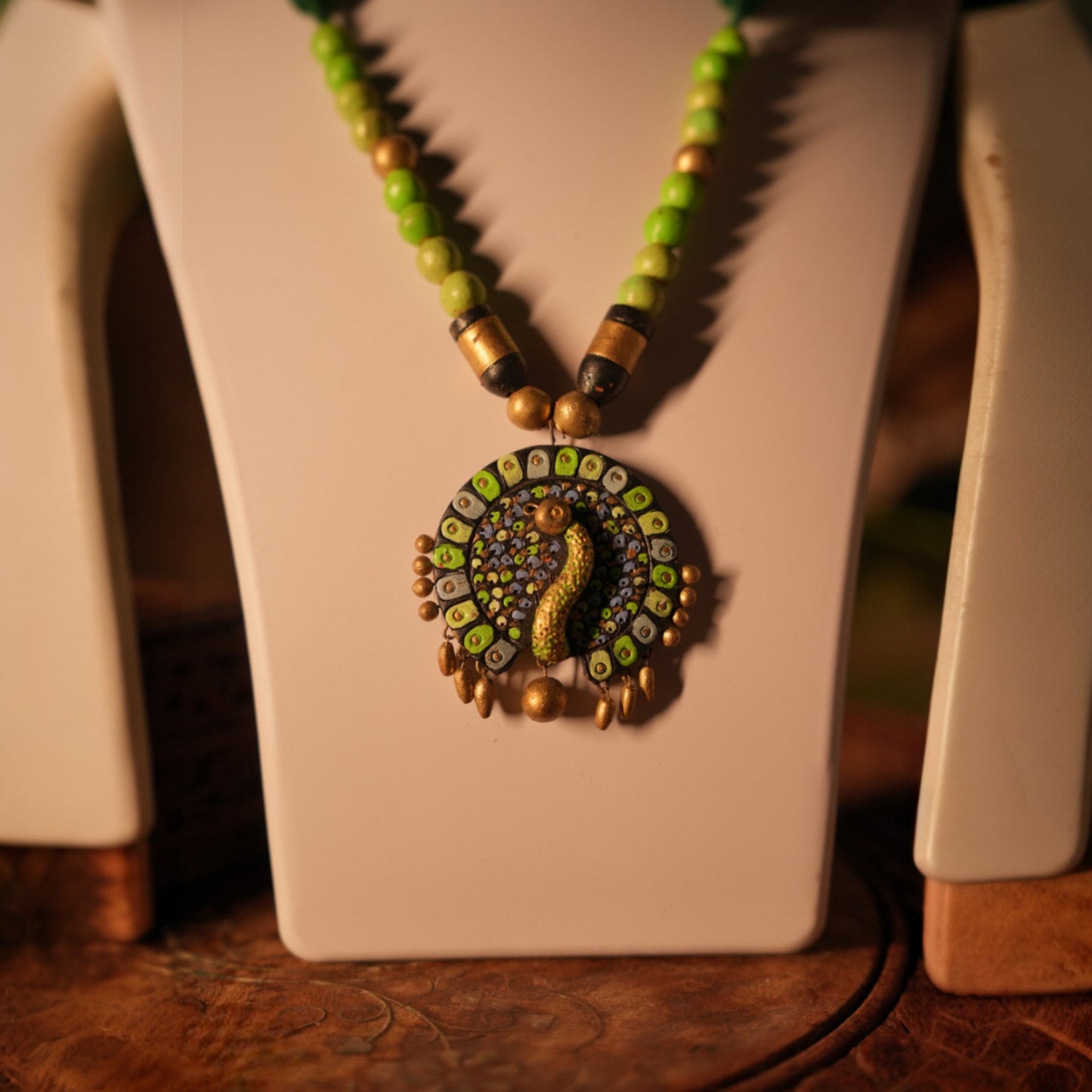 Peacock Terracotta jewellery