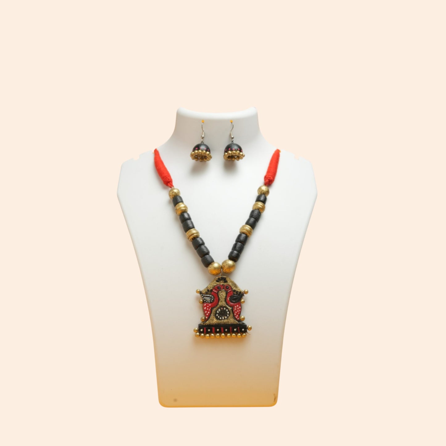Bird design Terracotta Jewellery