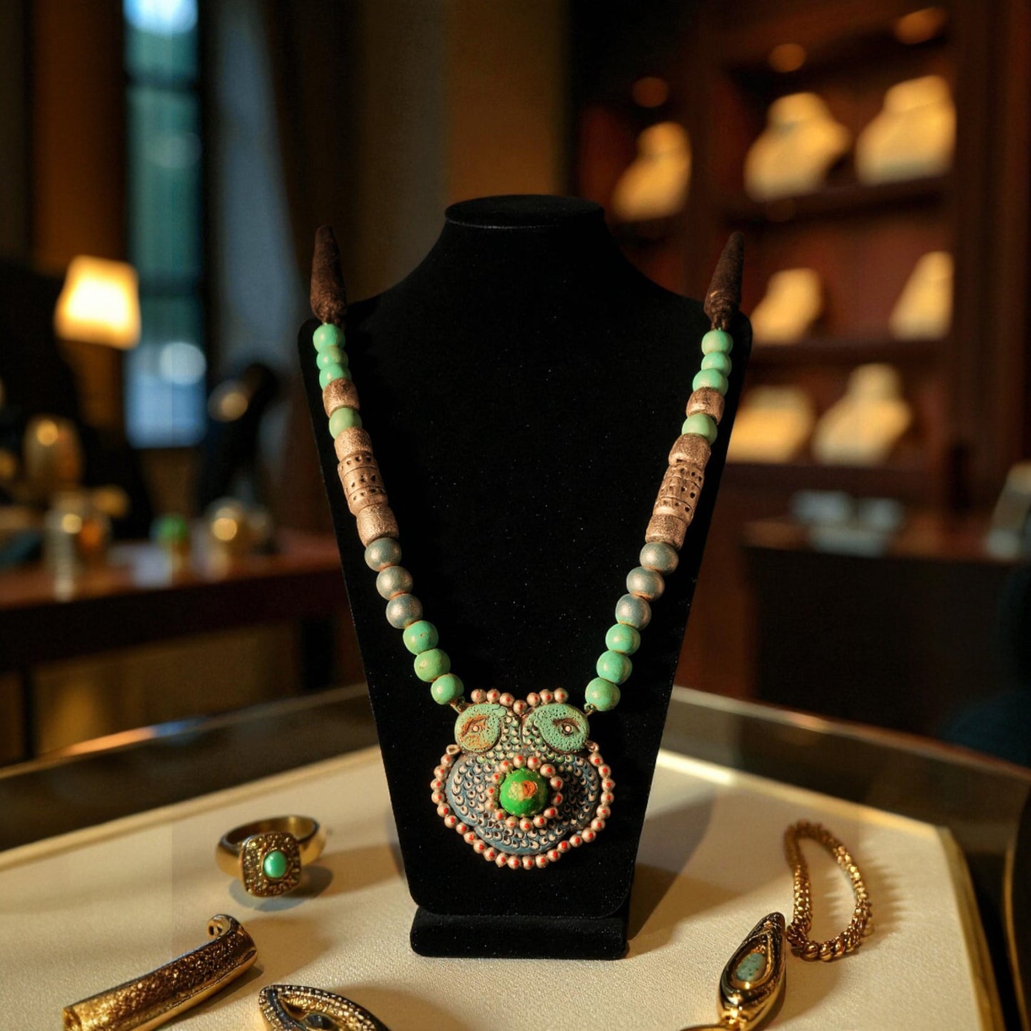 Green Terracotta jewellery