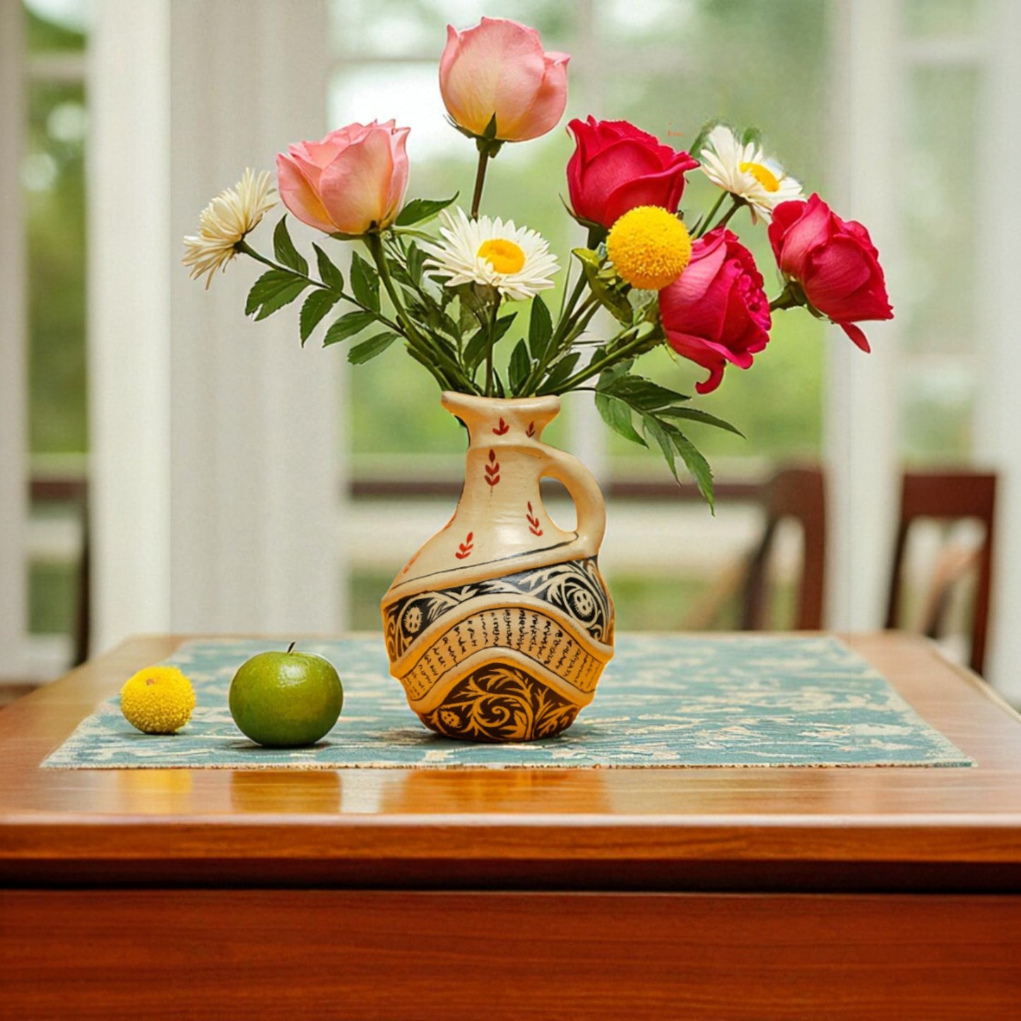 Jar shape table  decor