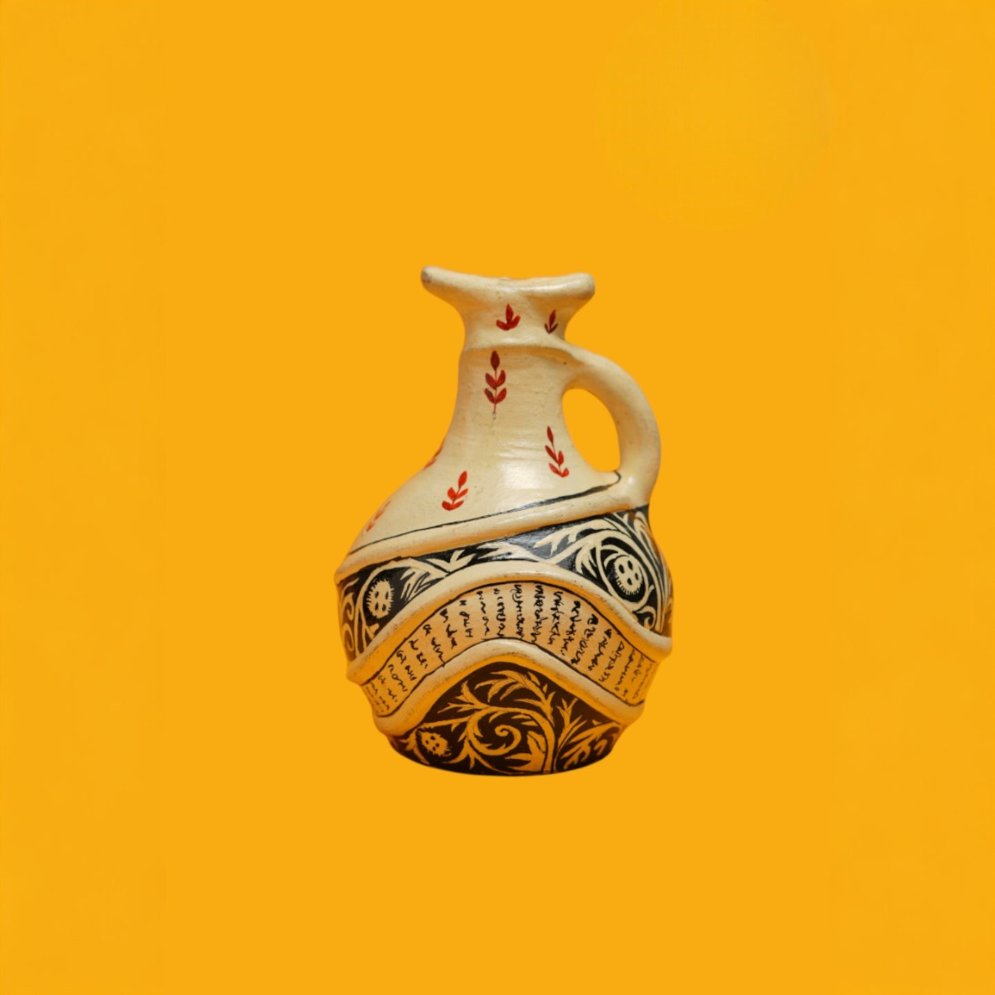 Jar shape table  decor