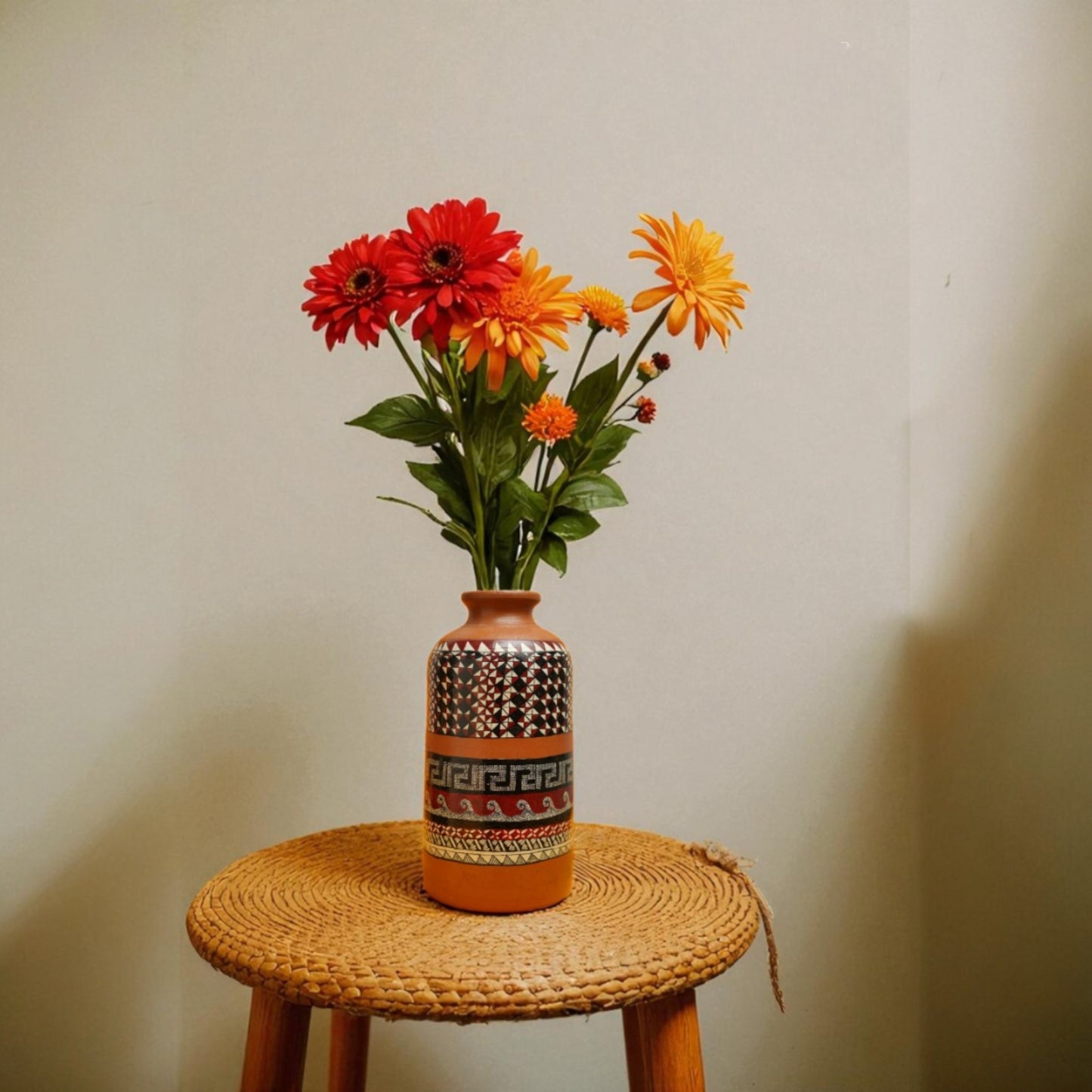 Hand painted show pots  Free hand  style painting
