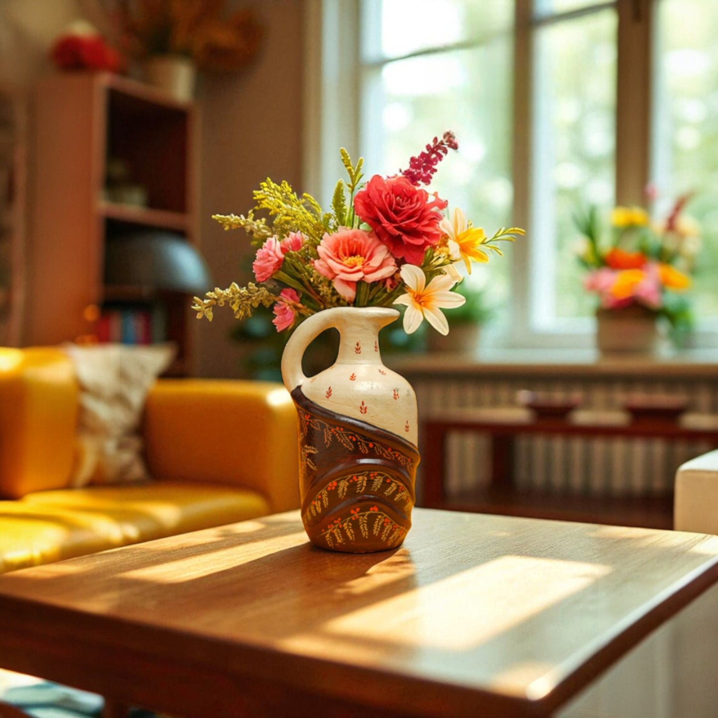Cylidrical shape table decor