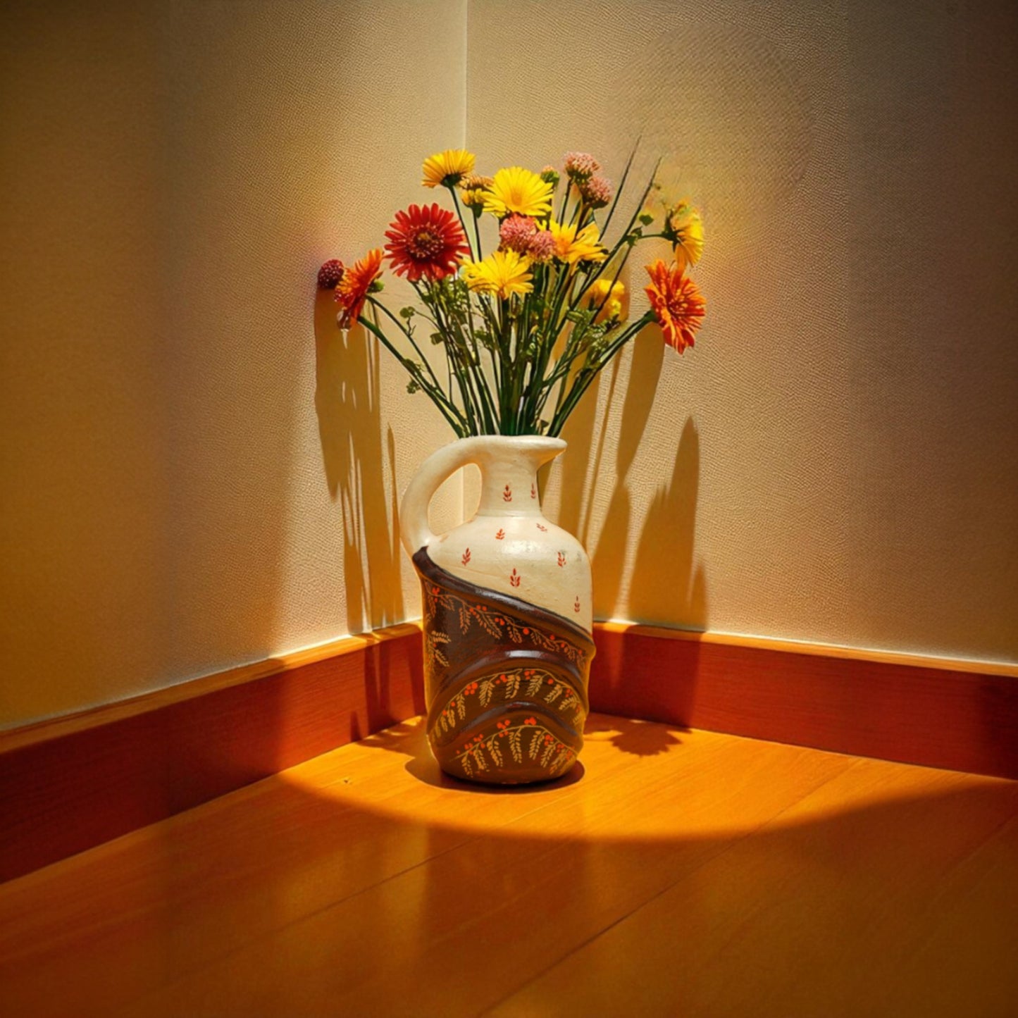 Cylidrical shape table decor