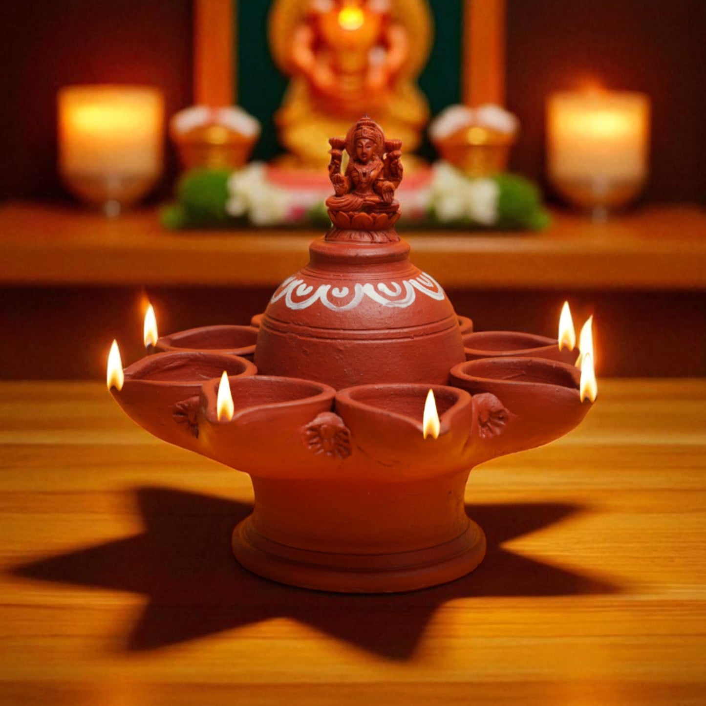 Astalaxmi Deepa  (Set of 2pc)