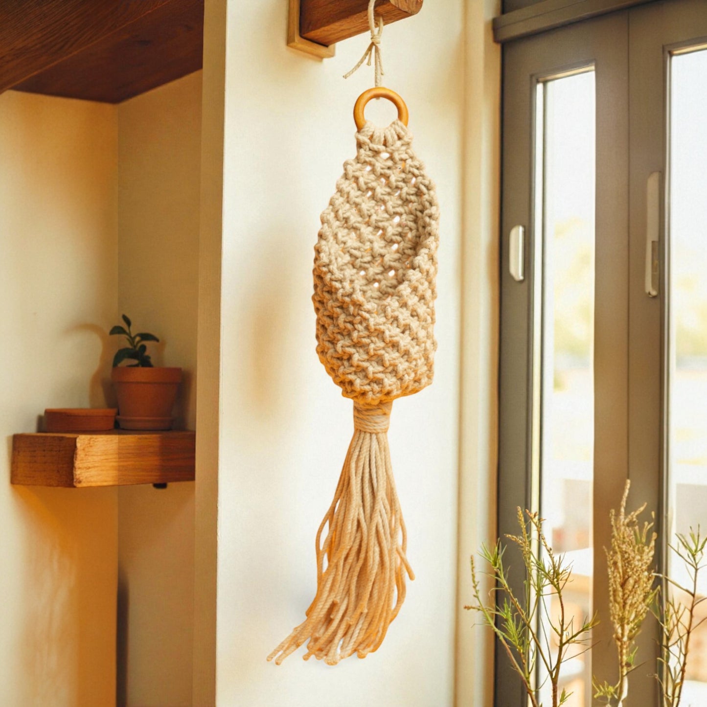 Macrame Mobile Wall Hanging (Set of 2pc)