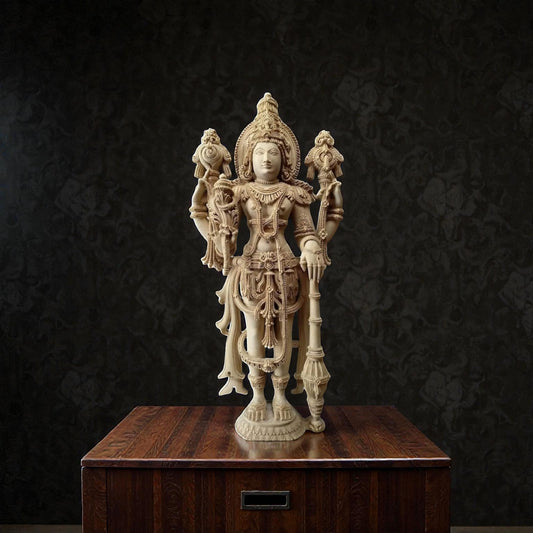 Sandal wood Vishnu idol