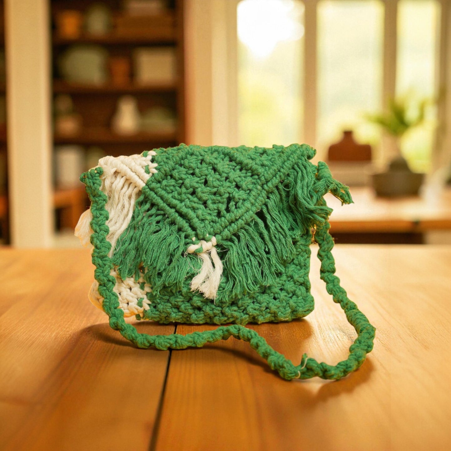 Green Sling Bag