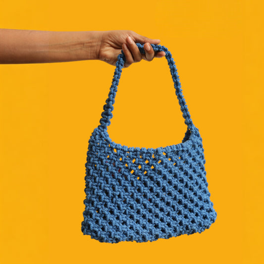 Blue Hand Bag