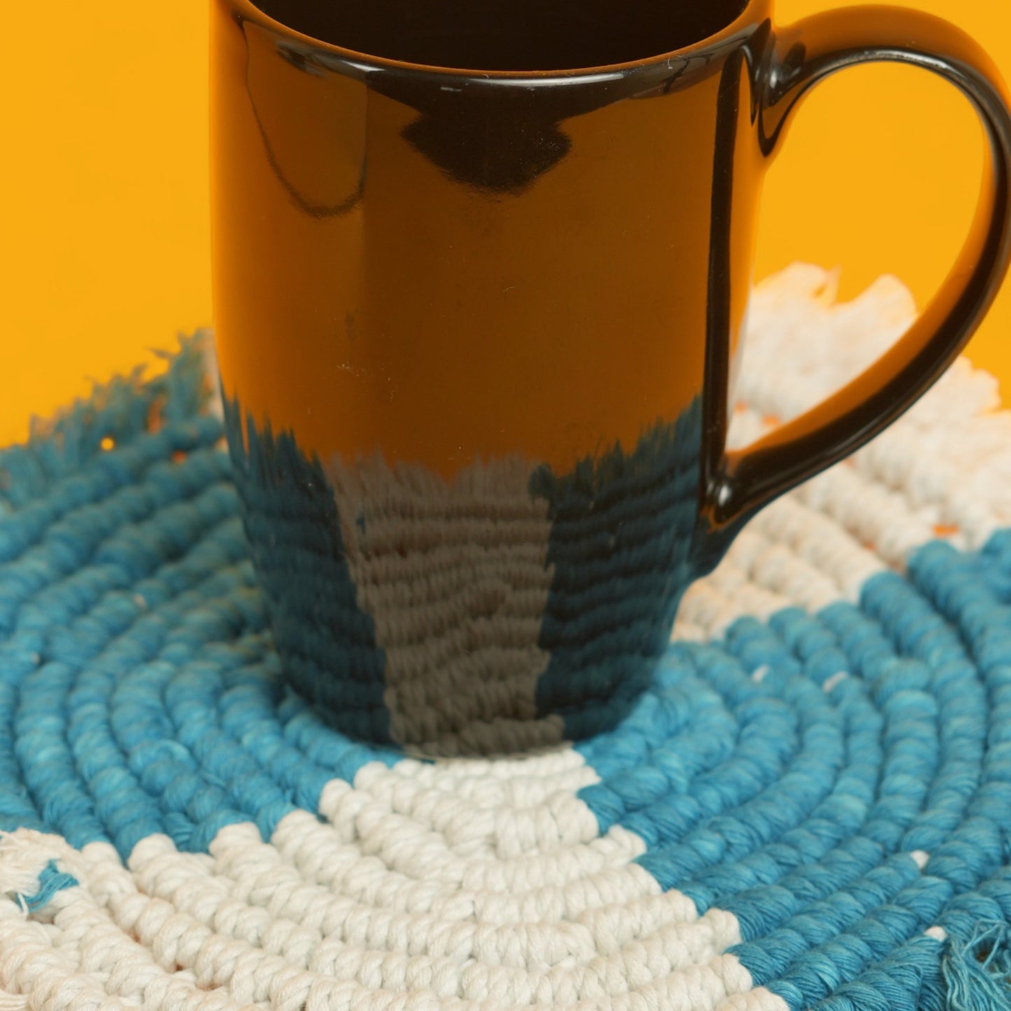 Round Macrame coaster (Set of 4pc)