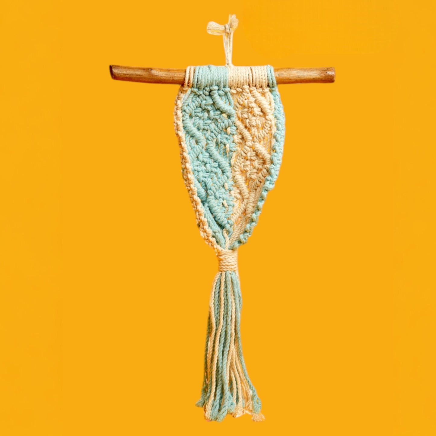 Blue Macrame wall hanging (Set of 2pc)