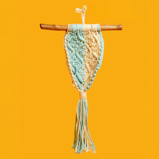 Blue Macrame wall hanging (Set of 2pc)