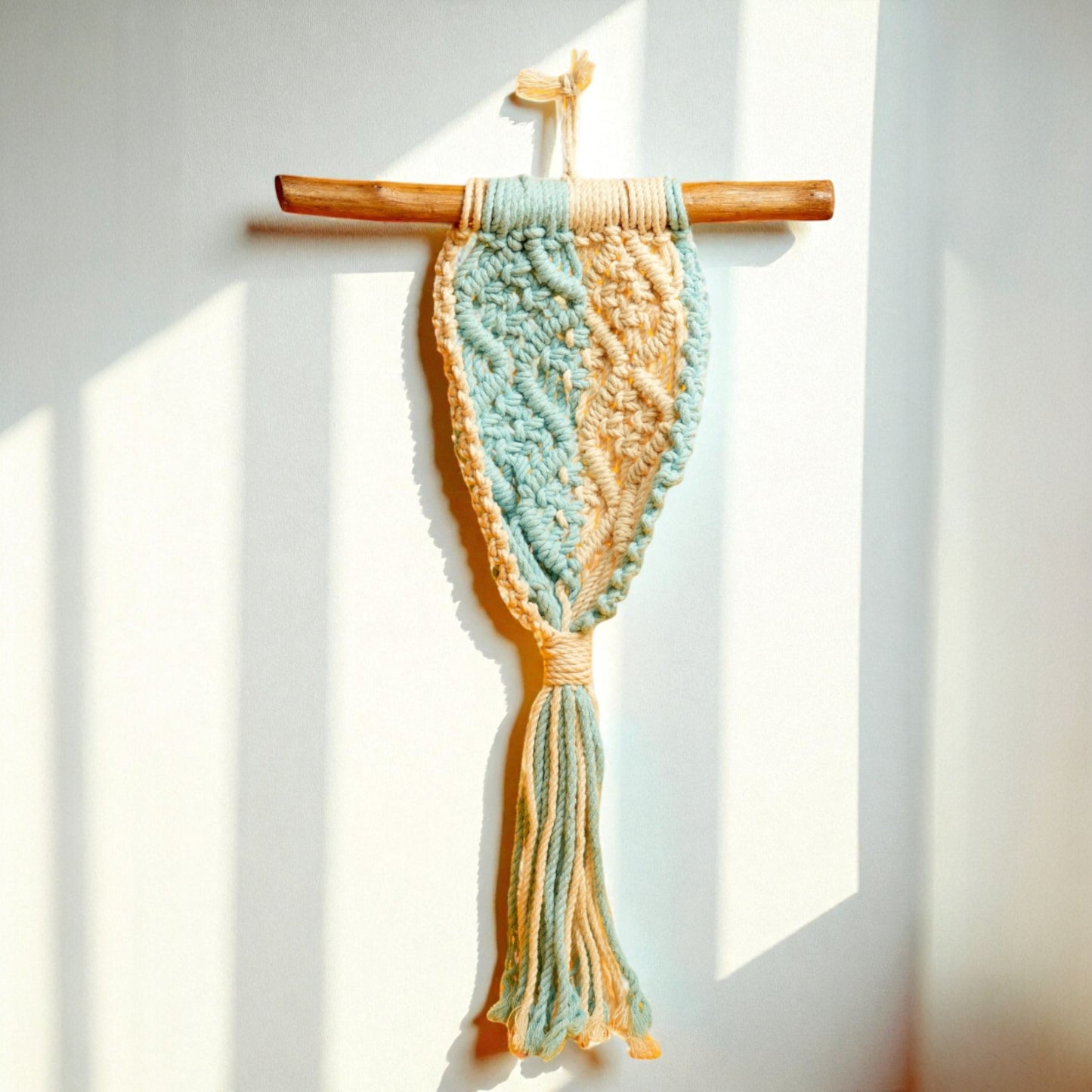 Blue Macrame wall hanging (Set of 2pc)