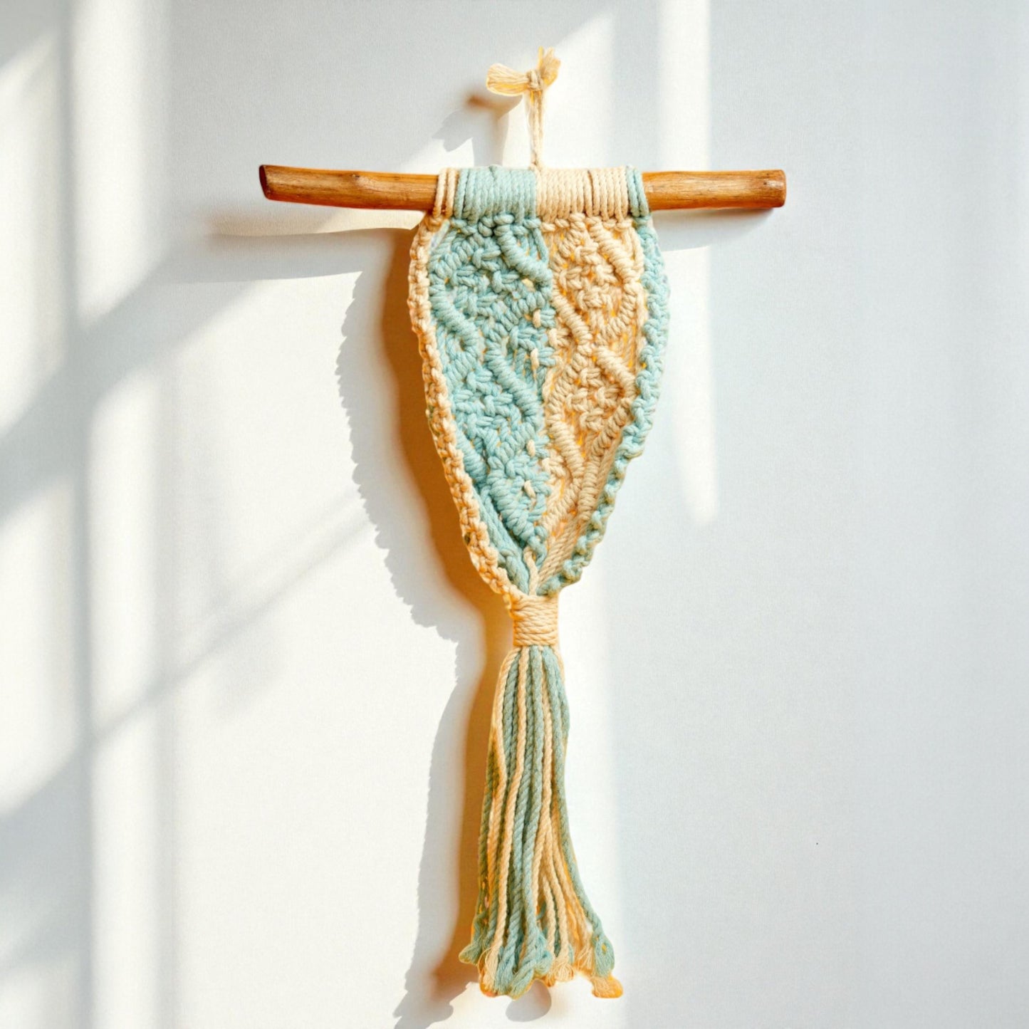 Blue Macrame wall hanging (Set of 2pc)