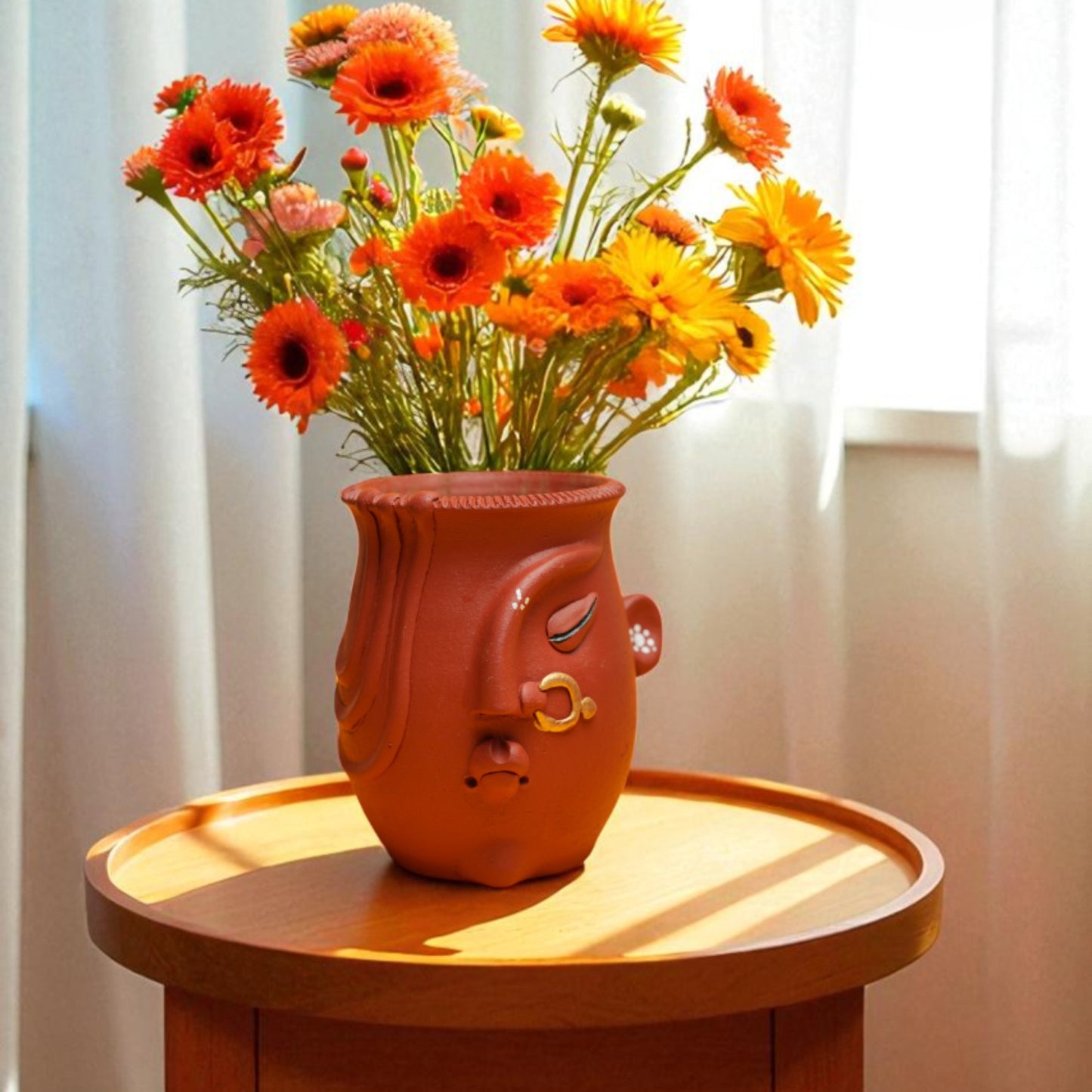 Ladies Face Pot (Set of 2pc)