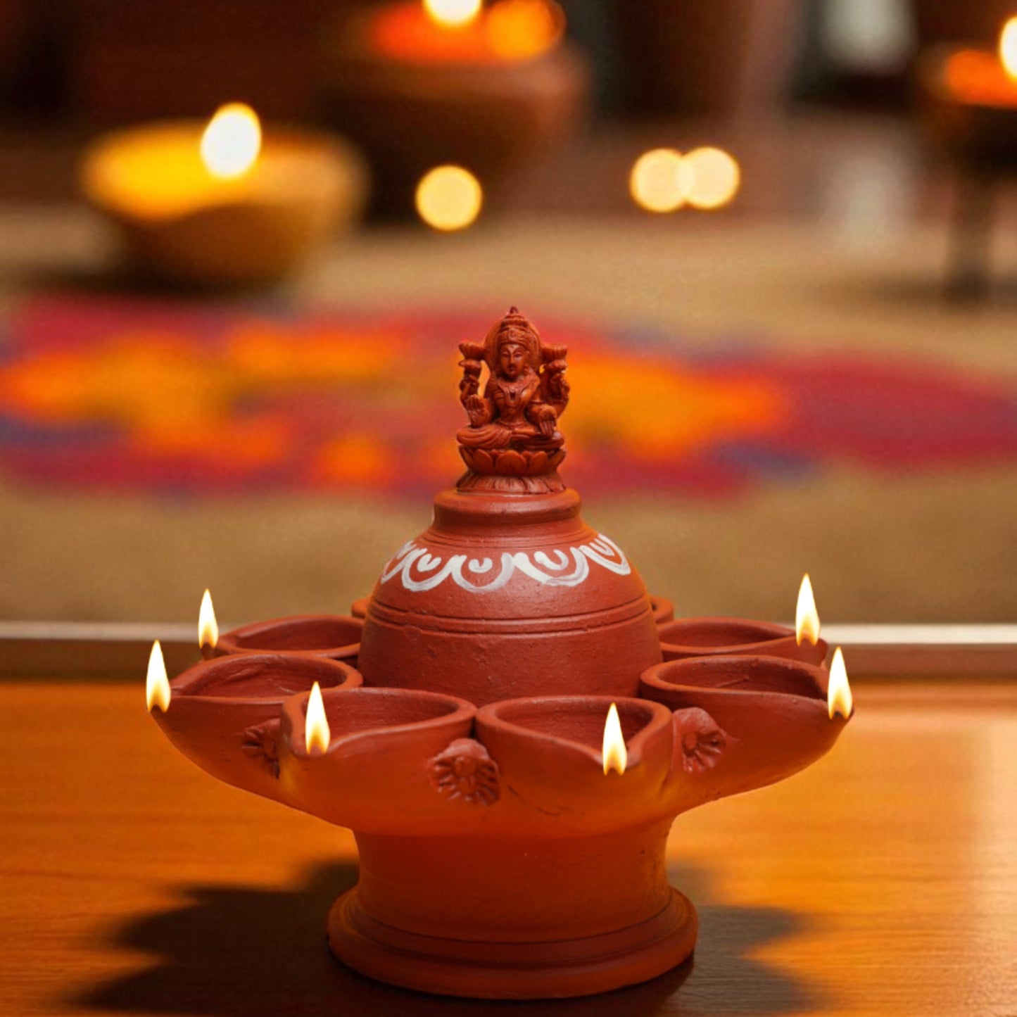 Astalaxmi Deepa  (Set of 2pc)