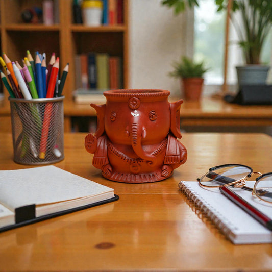 Ganesha Pen Stand (Set of 2pc)
