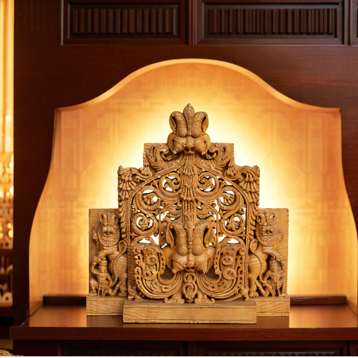Shivani wood Kirti mukha
