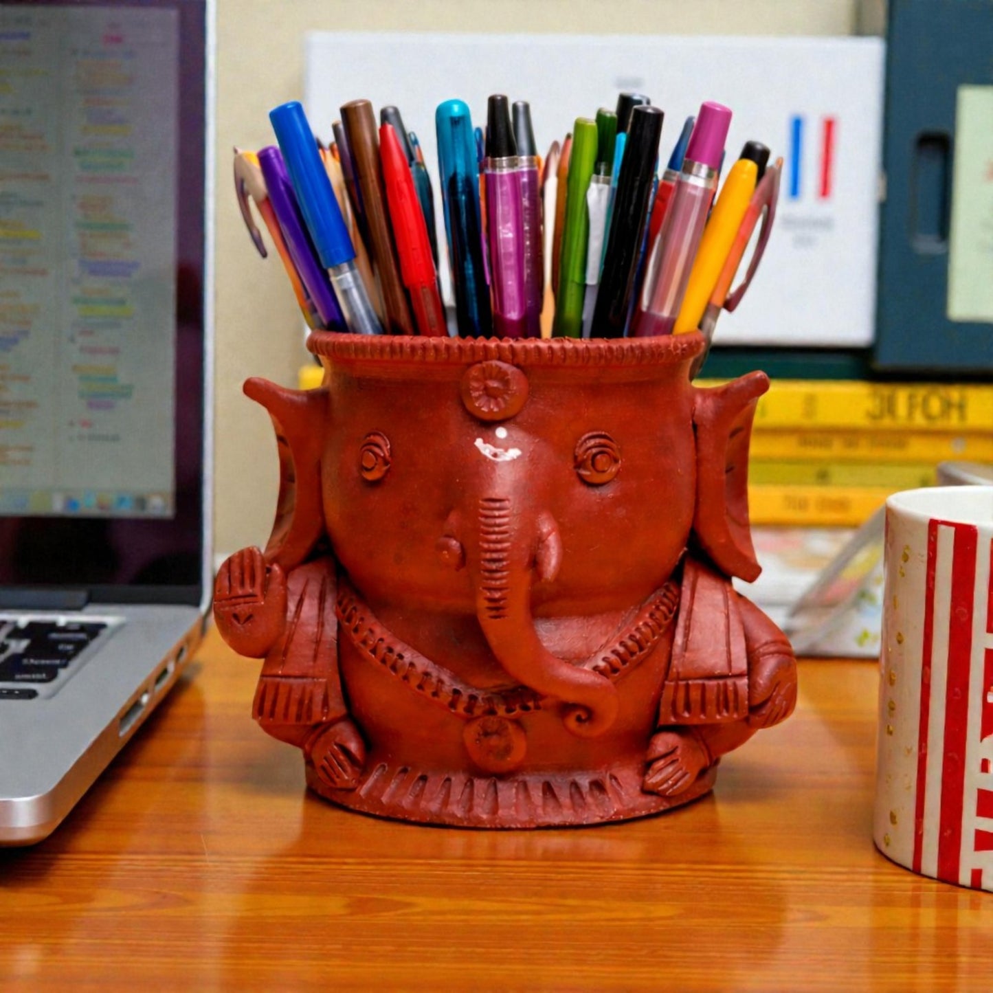Ganesha Pen Stand (Set of 2pc)