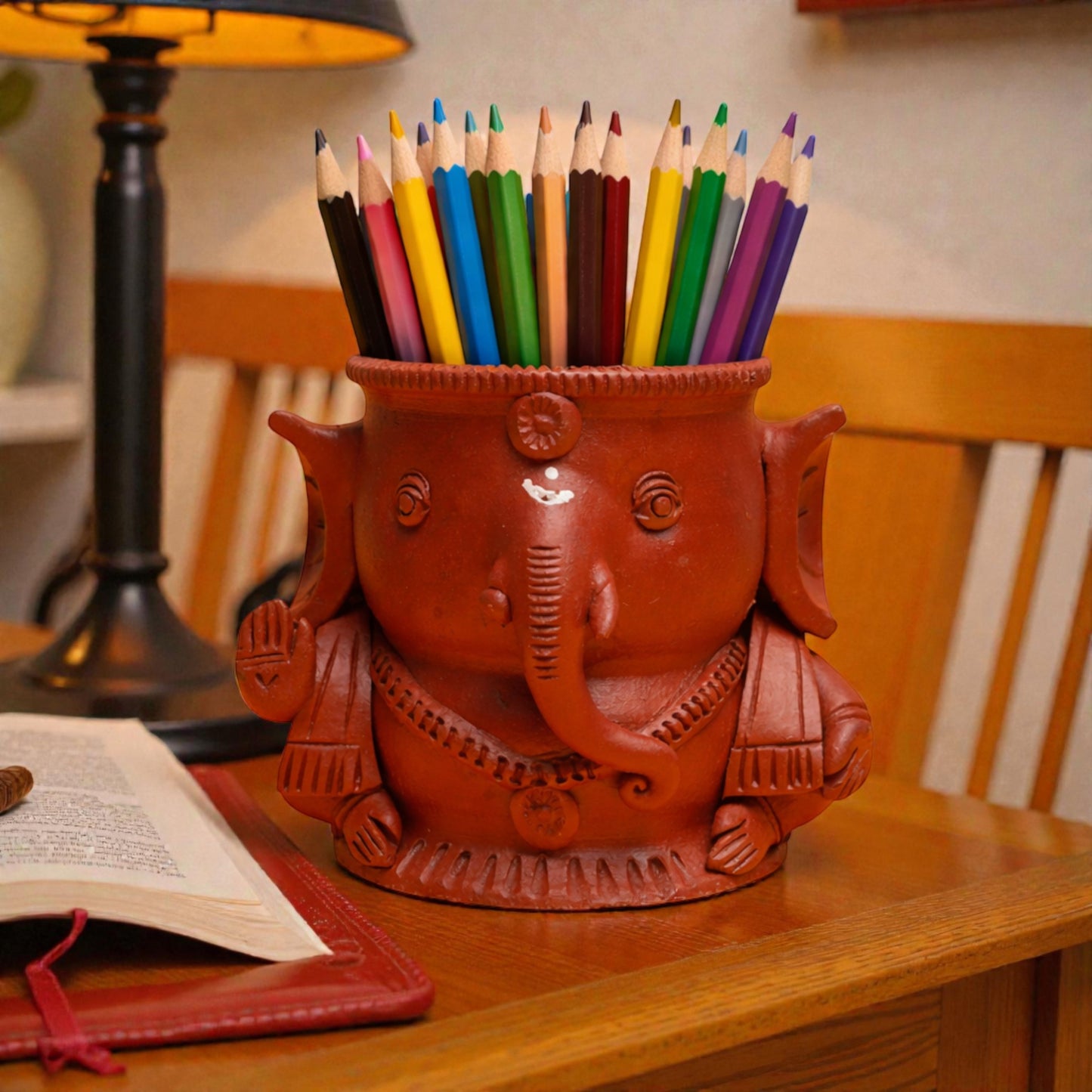 Ganesha Pen Stand (Set of 2pc)